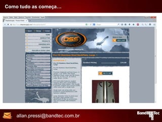 allan.pressi@bandtec.com.br
Como tudo as começa…
 