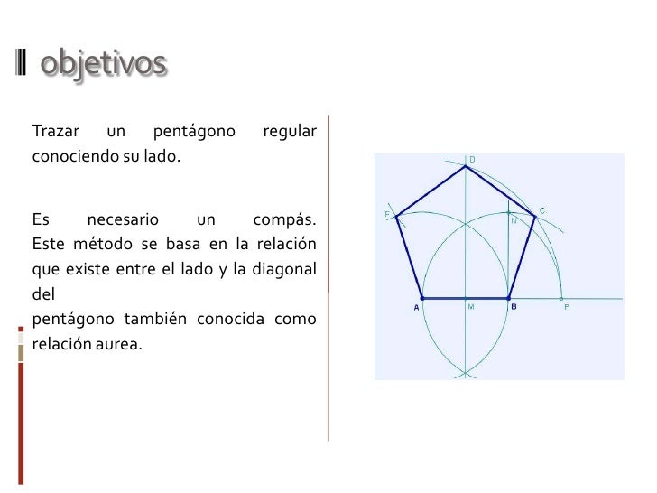 Como Dibujar Un Pentagono Regular Con Compas