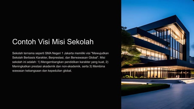 Pentingnya Visi dan Misi Sekolah Dalam Sebuah Lembaga | PPTX