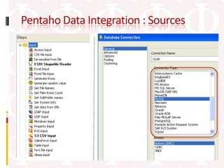 Pentaho Data Integration : Sources
 