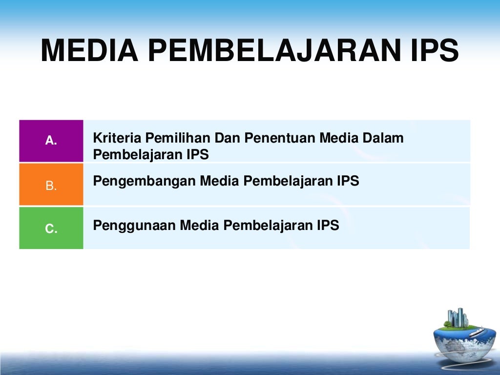 Pentingnya media dan metode dalam pembelajaran ips di