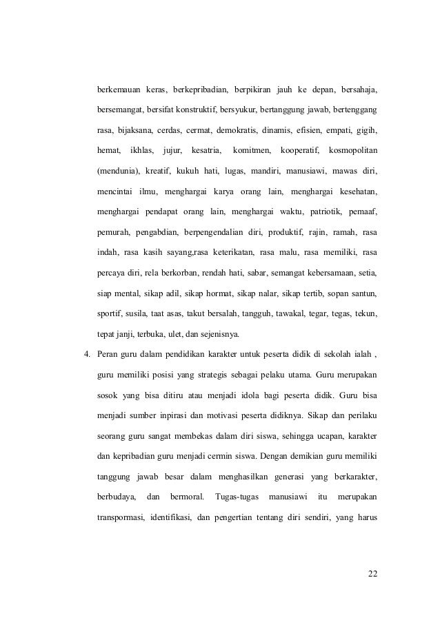 Pentingnya Pendidikan Karakter Pada Anak Sejak Usia Dini Dan Peran