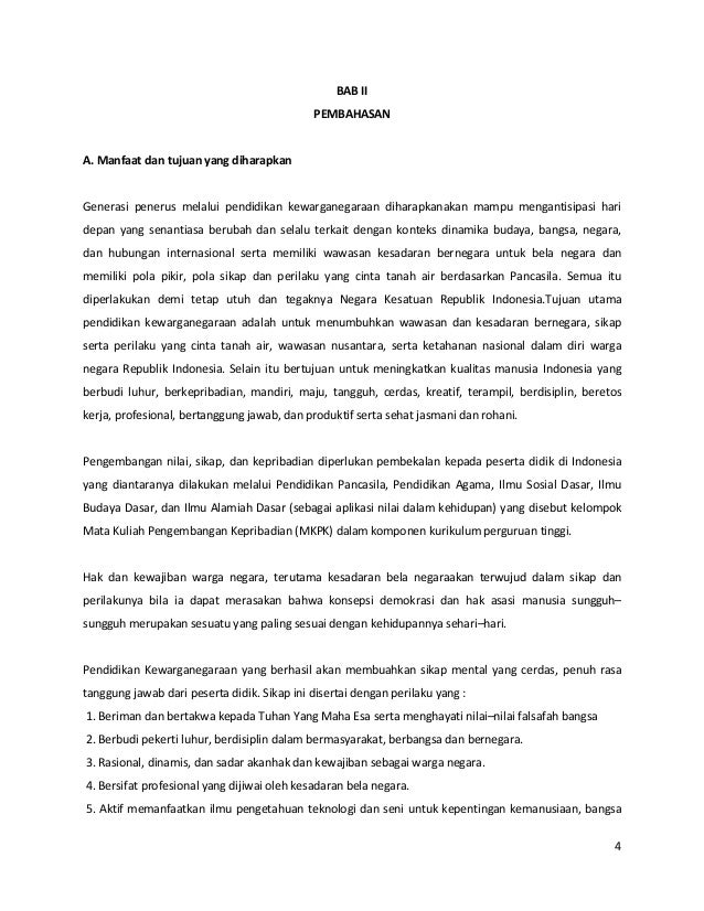 Pentingnya pendidikan kewargaan