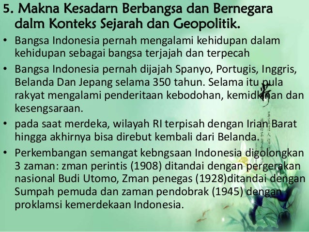 Pentingnya berbangsa dan bernegara Pentingnya berbangsa dan bernegara