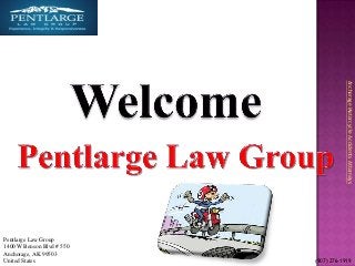 Anchorage Motorcycle Accidents Attorneys
Pentlarge Law Group
1400 W Benson Blvd # 550
Anchorage, AK 99503
United States              (907) 276-1919
 