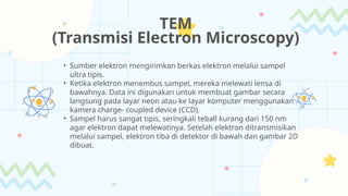 SEM (scanning ) AND TEM (transmission).. | PPTX