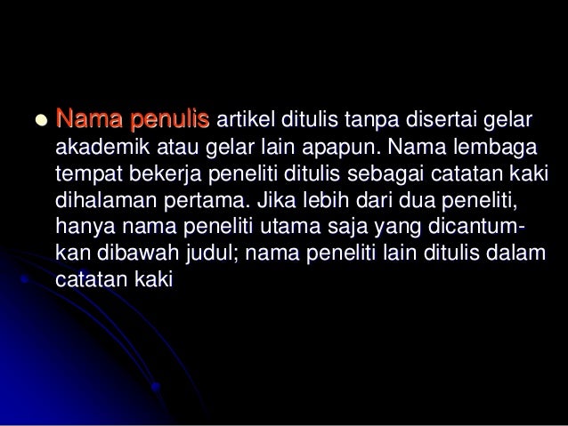 Metode Penulisan Karya Ilmiah