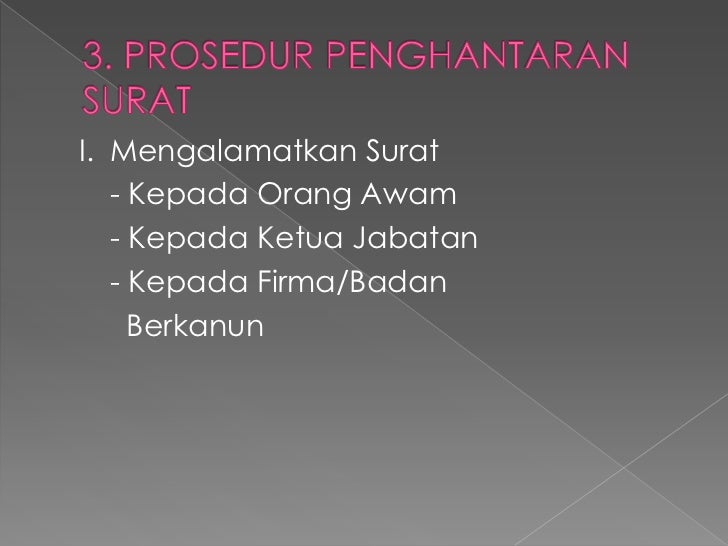 Penulisan Surat Rasmi