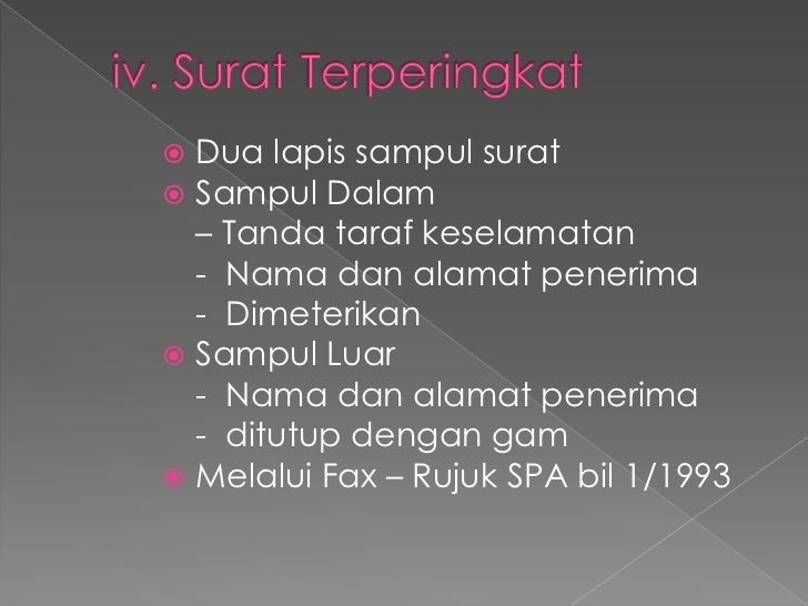 Saiz Font Surat Rasmi - Surasmi T