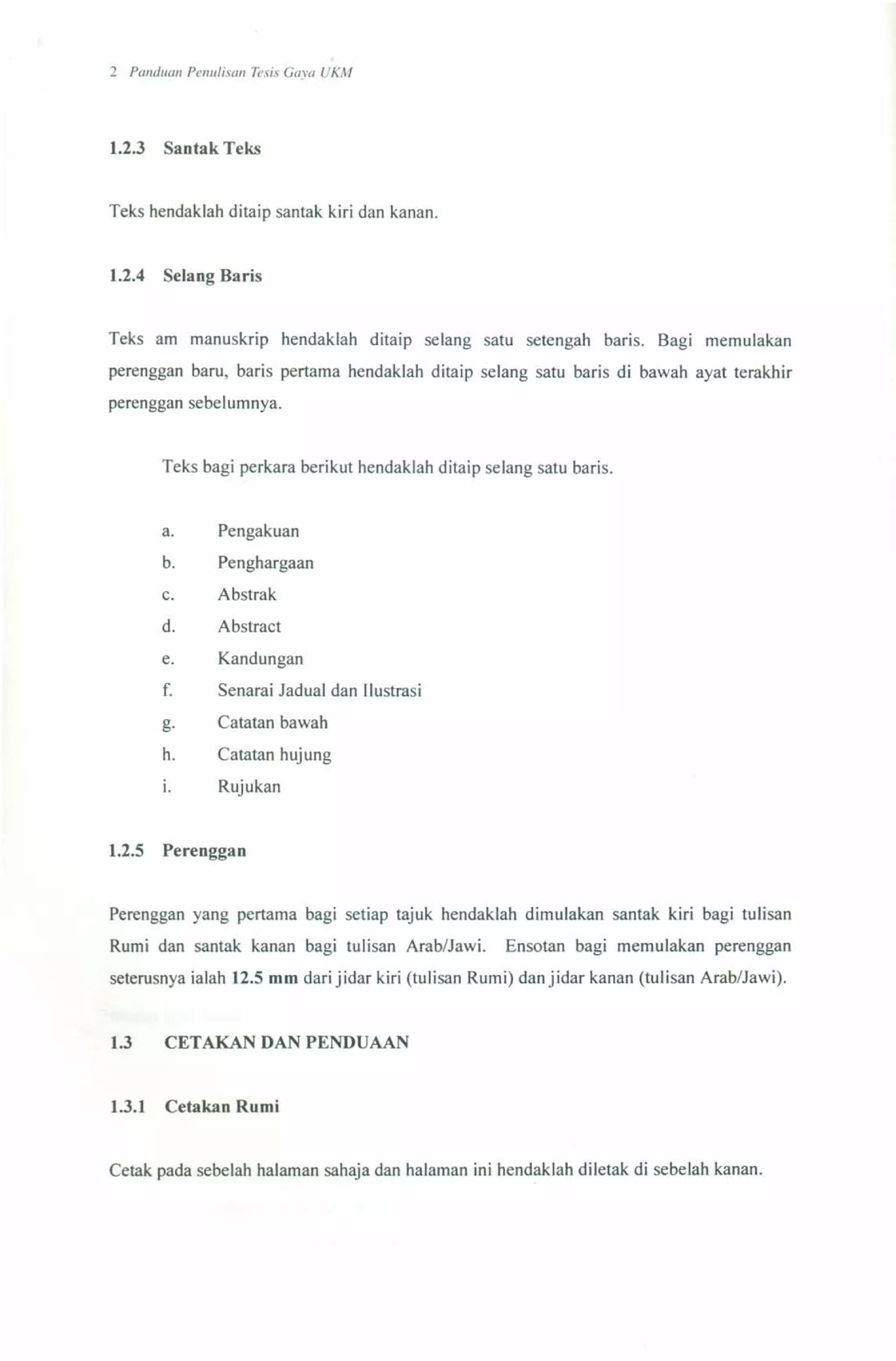 Penulisan gaya ukm | PDF