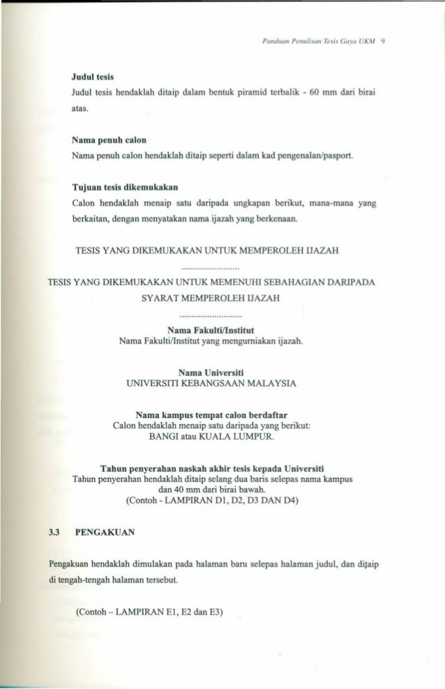 penulisan tesis gaya ukm Contoh proposal panduan penulisan tesis gaya ukm • ix d4 contoh halaman judul (terjemahan halaman judul bagi tesis yang ditulis dalam bahasa inggeris) informasi. penulisan tesis gaya ukm Contoh proposal panduan penulisan tesis gaya ukm • ix d4 contoh halaman judul (terjemahan halaman judul bagi tesis yang ditulis dalam bahasa inggeris) informasi.