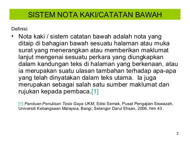 panduan penulisan tesis gaya ukm edisi semak kedua panduan penulisan tesis gaya ukm edisi semak kedua