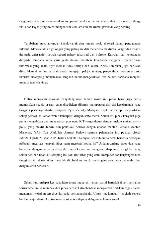 Contoh Karangan Ibu Bapa Penyalahgunaan Teknologi Maklumat Contoh Karangan Pelajar Mereka Tidak Sedar Bahawa Nilai Kebendaan