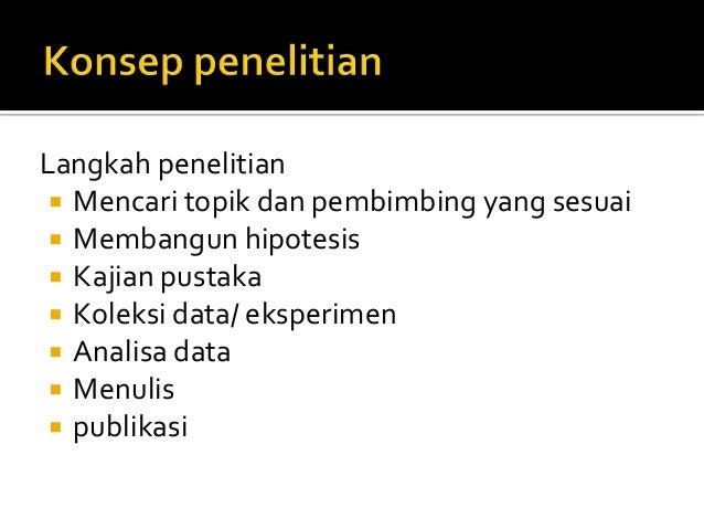 Penulisan karya ilmiah