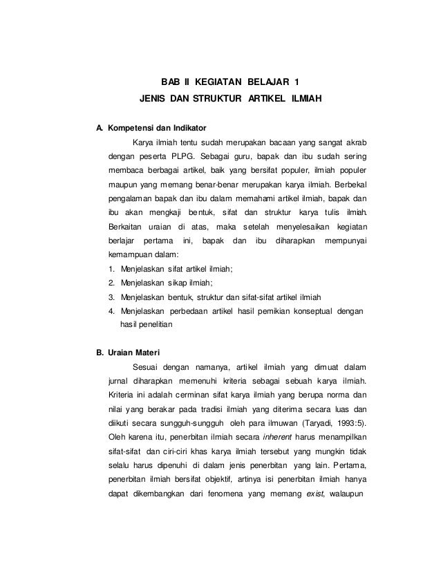 Struktur Karya Tulis Ilmiah Dan Penjelasannya - Berbagai Struktur