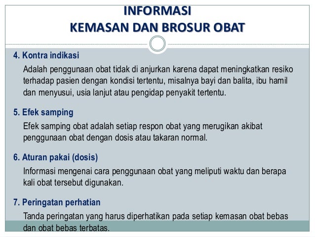 Penulisan kemasan dan label obat