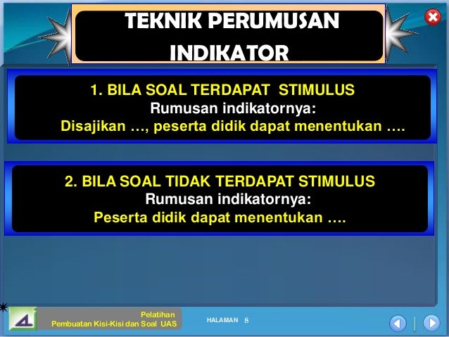 Penulisan & kisi soal