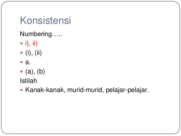 Penulisan Mengikut Format Apa