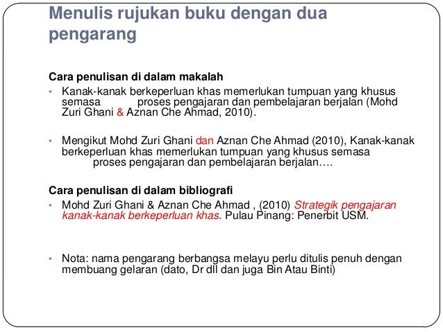 Cara Menulis Rujukan Dari Internet Apa Style