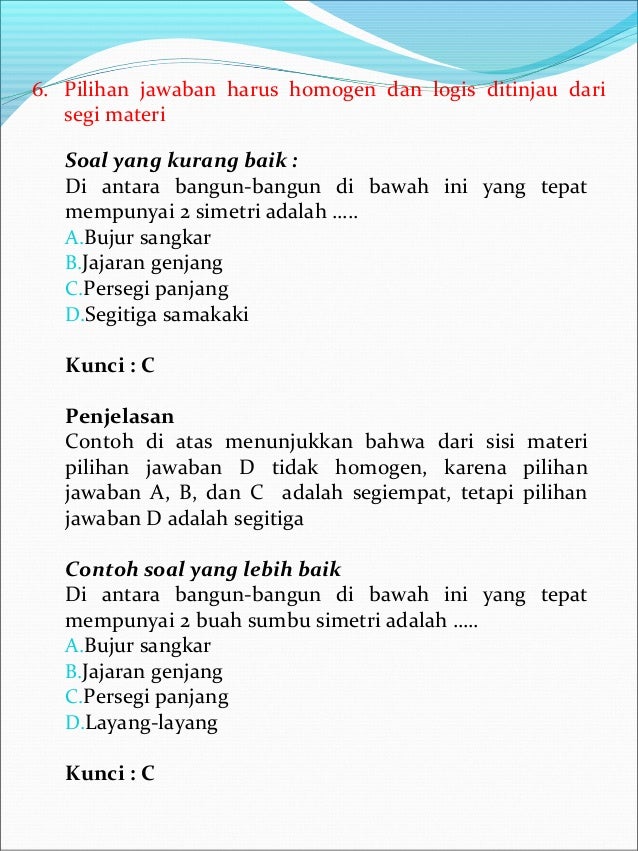 Berikut Contoh Soal C6 Biologi Pilihan Ganda