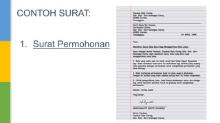 Surat Kiriman Rasmi Teknik Format