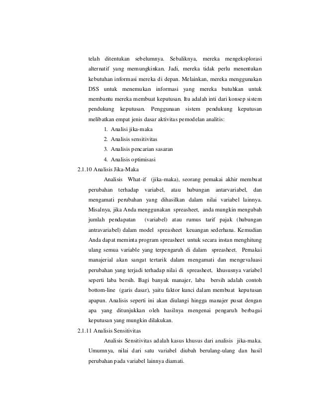 Penunjang keputusan dan kecerdasan buatan Penunjang keputusan dan kecerdasan buatan