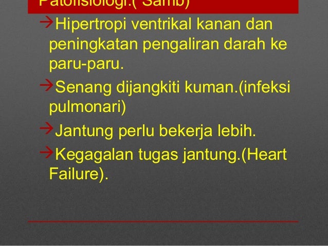 PENYAKIT-PENYAKIT JANTUNG KONGENITAL