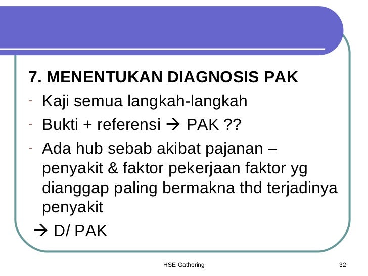 Penyakit akibat kerja