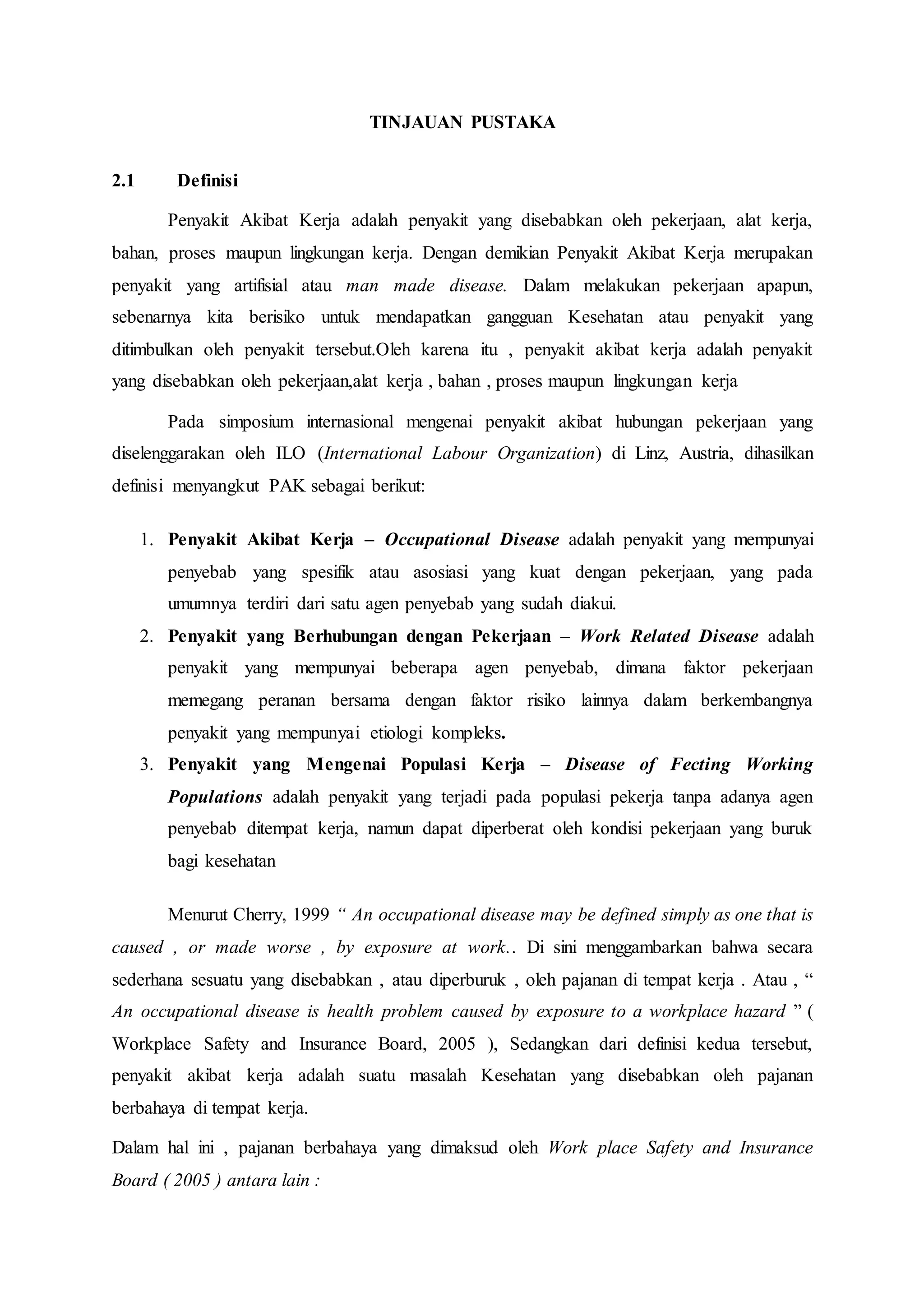 Penyakit Akibat Kerja Docx