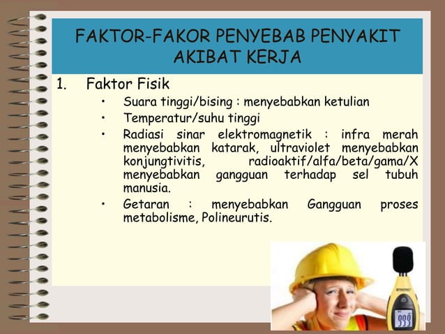 Penyakit Akibat Kerja 10 Ppt