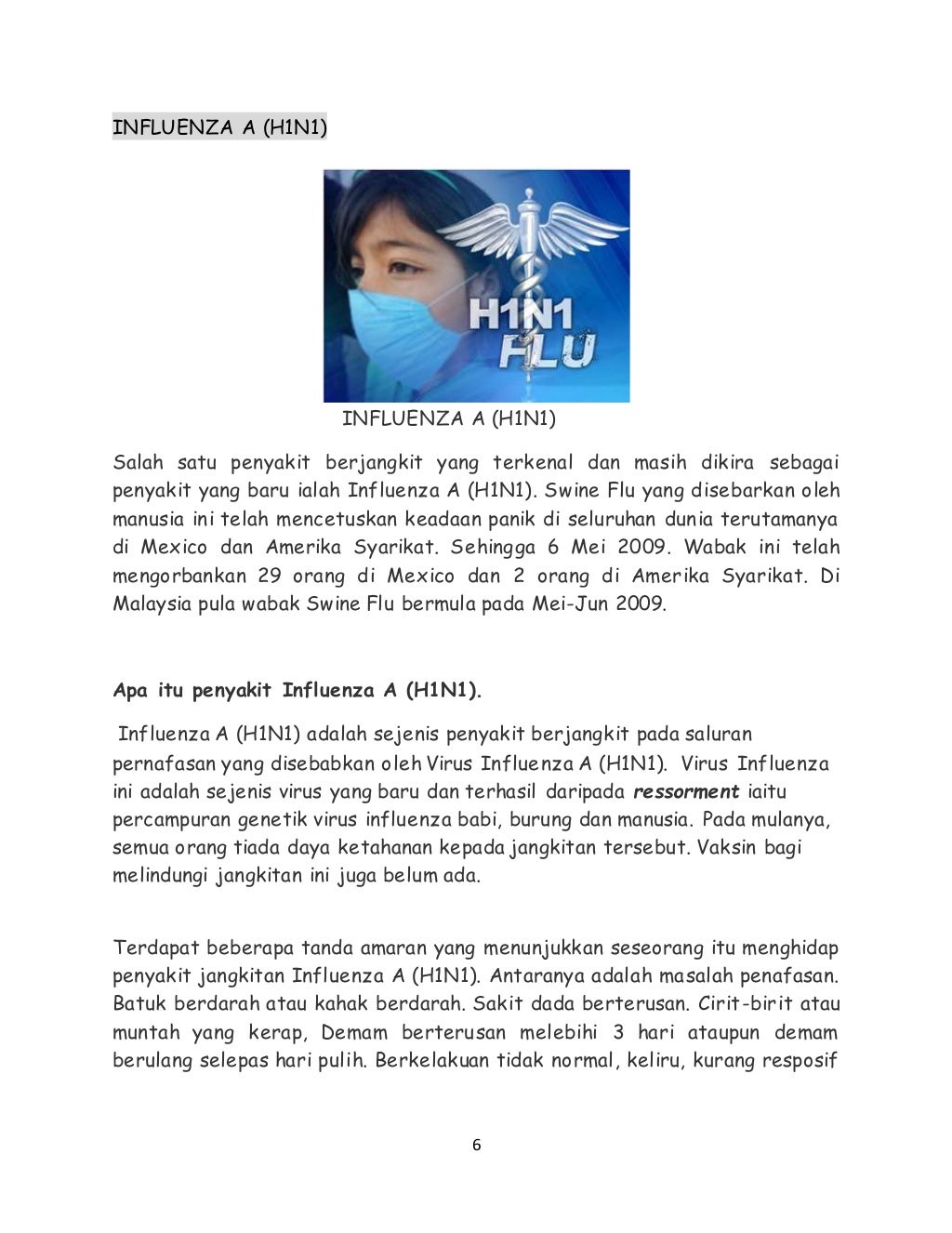 Contoh Buku Skrap Tentang PENYAKIT BERJANGKIT