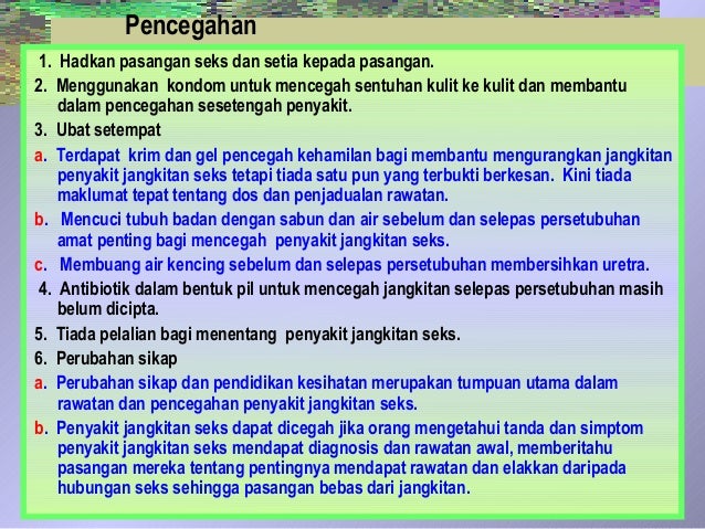 Penyakit Jangkitan Seks