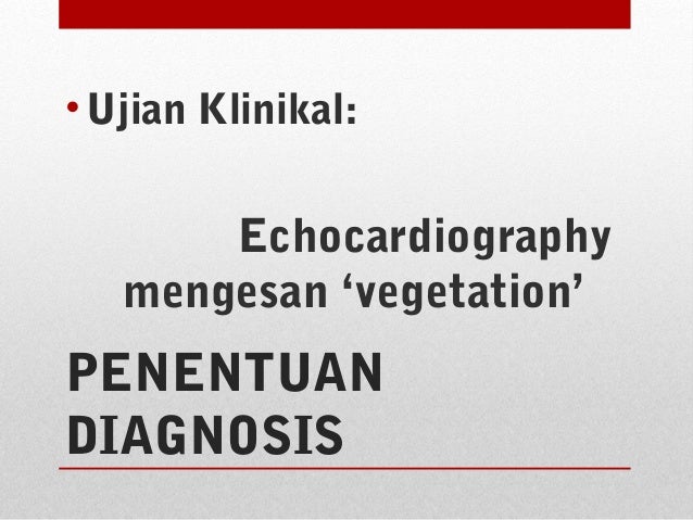 Penyakit Rheumatik Jantung & Endocarditis