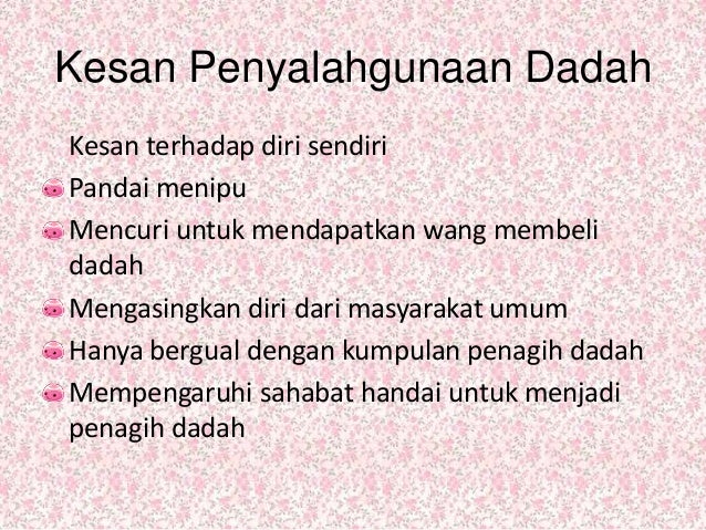 Penyalahgunaan dadah 