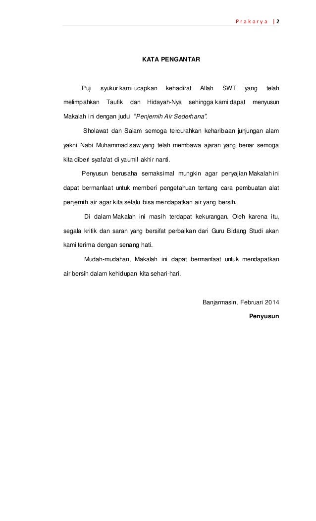 Penyaring sederhana atau penjernih air