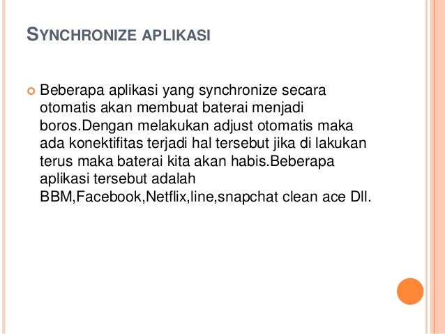 Penyebab hp android cepat habis