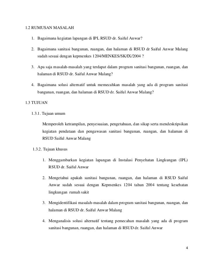 Penyehatan sanitasi bangunan, ruangan, dan halaman by 