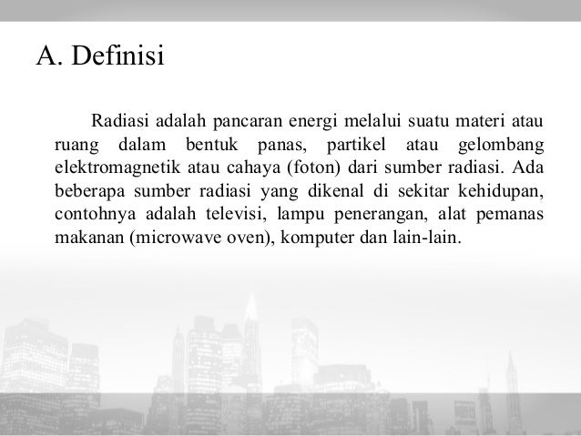 Penyehatan udara ( co, debu, n ox dan radiasi )