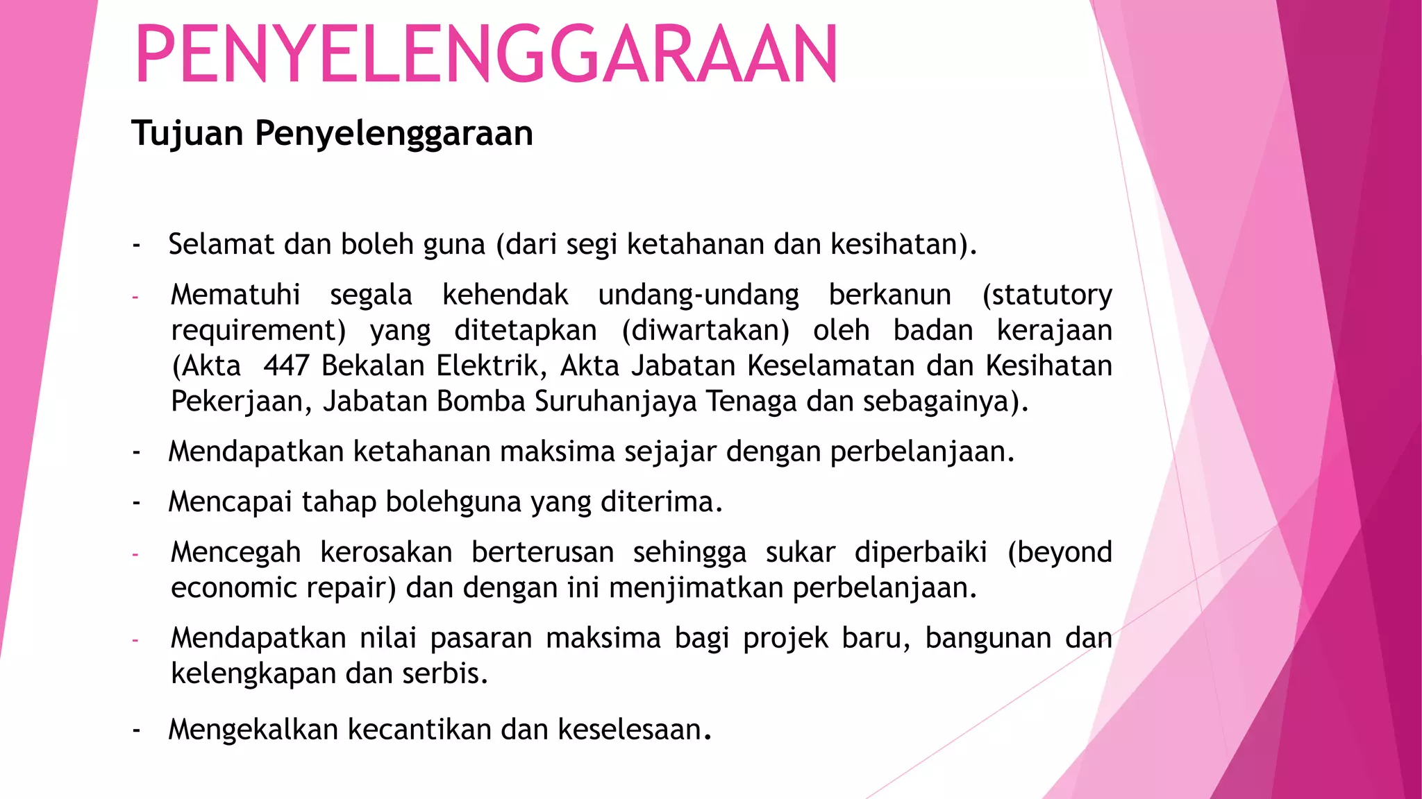 Jenis- Jenis Penyelenggaraan | PPTX