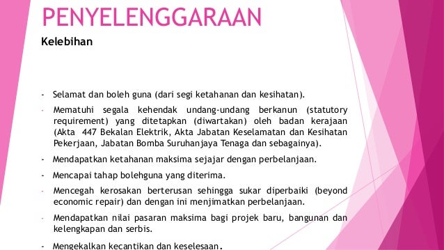 Jenis Jenis Penyelenggaraan