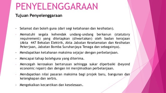Jenis Jenis Penyelenggaraan