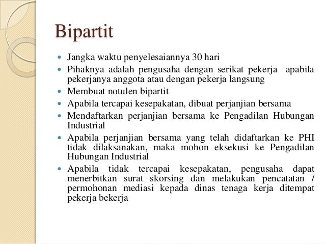 Penyelesaian hubungan industrial