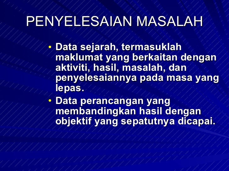 Penyelesaian masalah