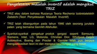 Simbol Inventif Penyelesaian masalah secara inventif | PPTX