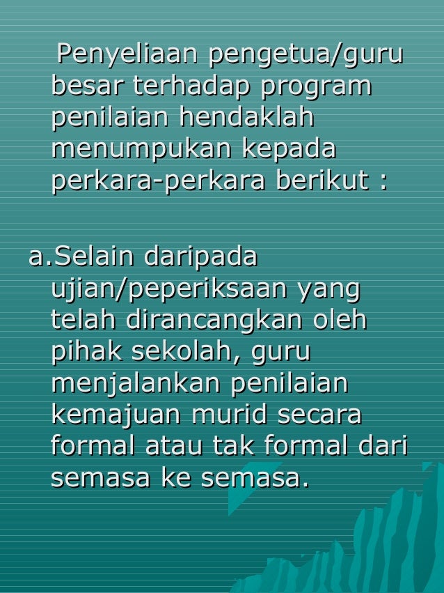 Penyeliaan dan Pemantauan (Sudar bin Kiman)