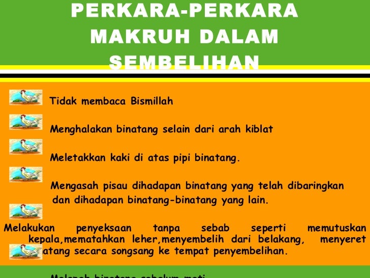 Penyembelihan Menurut Hukum Syarak