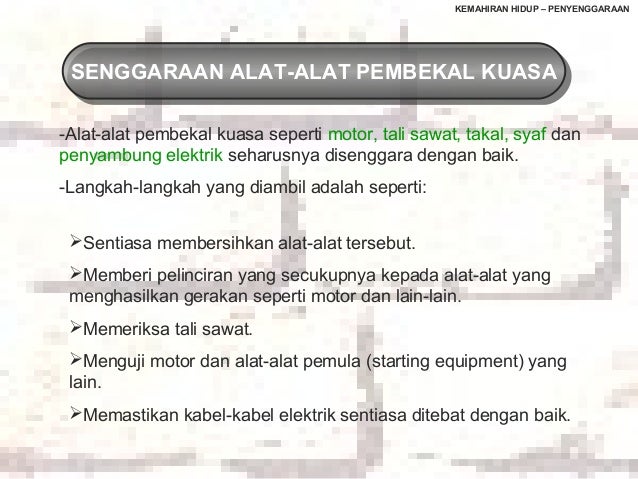 Penyenggaraan Alatan Tangan