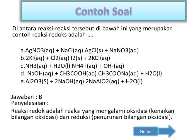 Penyetaraan Reaksi Redoks