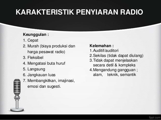Konsep Penyiaran radio