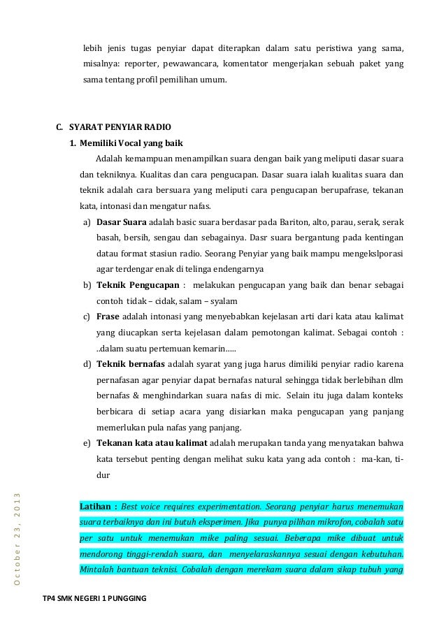 Contoh Pembawa Acara Berita Dalam Bahasa Inggris Barisan Contoh